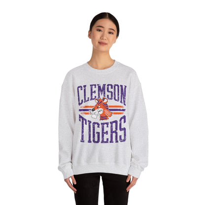 Clemson Tigers Crewneck Sweatshirt - Unisex Sweatshirt for Game Day, College Apparel, Sports Fan, Gift Idea, Casual Wear