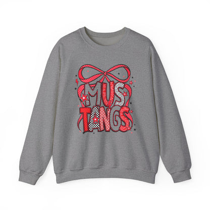 Mustang Love Crewneck Sweatshirt - Cozy Unisex Pullover for Horse Lovers, Gift for Equestrian, Casual Outfit, Horse Show
