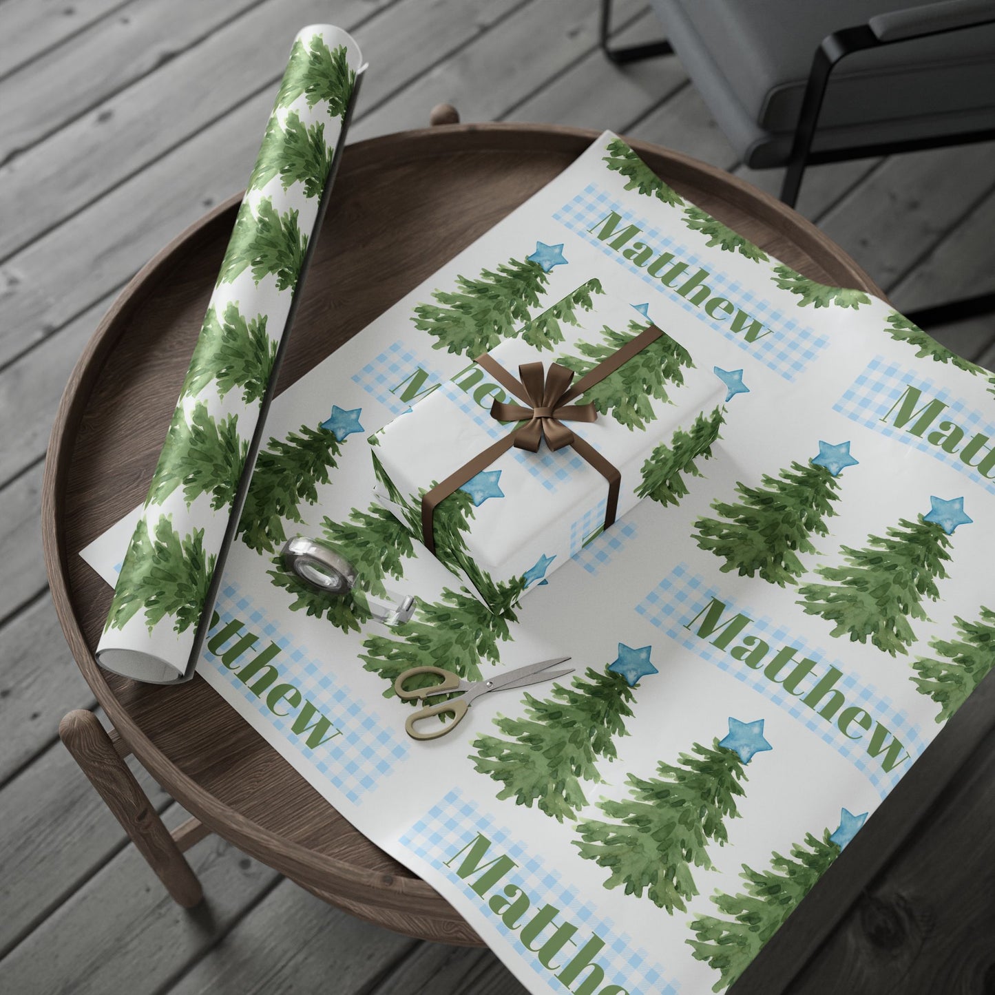 Boys Christmas Wrapping Paper