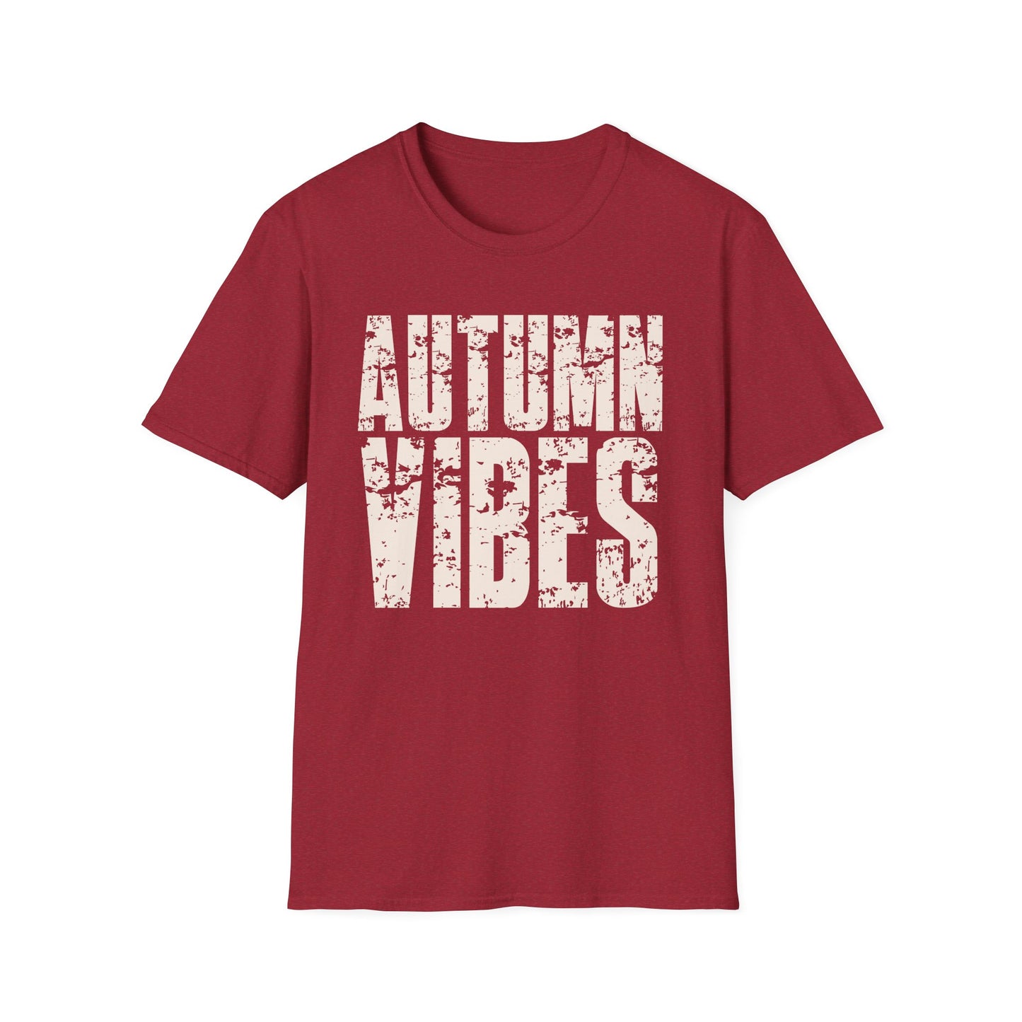 Autumn Vibes Gildan Softstyle T-Shirt | Cozy Fall Tee, Seasonal Fashion, Casual Wear, Gift for Her, Nature Lover's Apparel