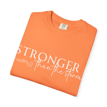 Stronger Than the Storm T-shirt, Inspirational T-shirt, Unisex Tee, Motivational Apparel, Gift for Resilience, Positive Vibes