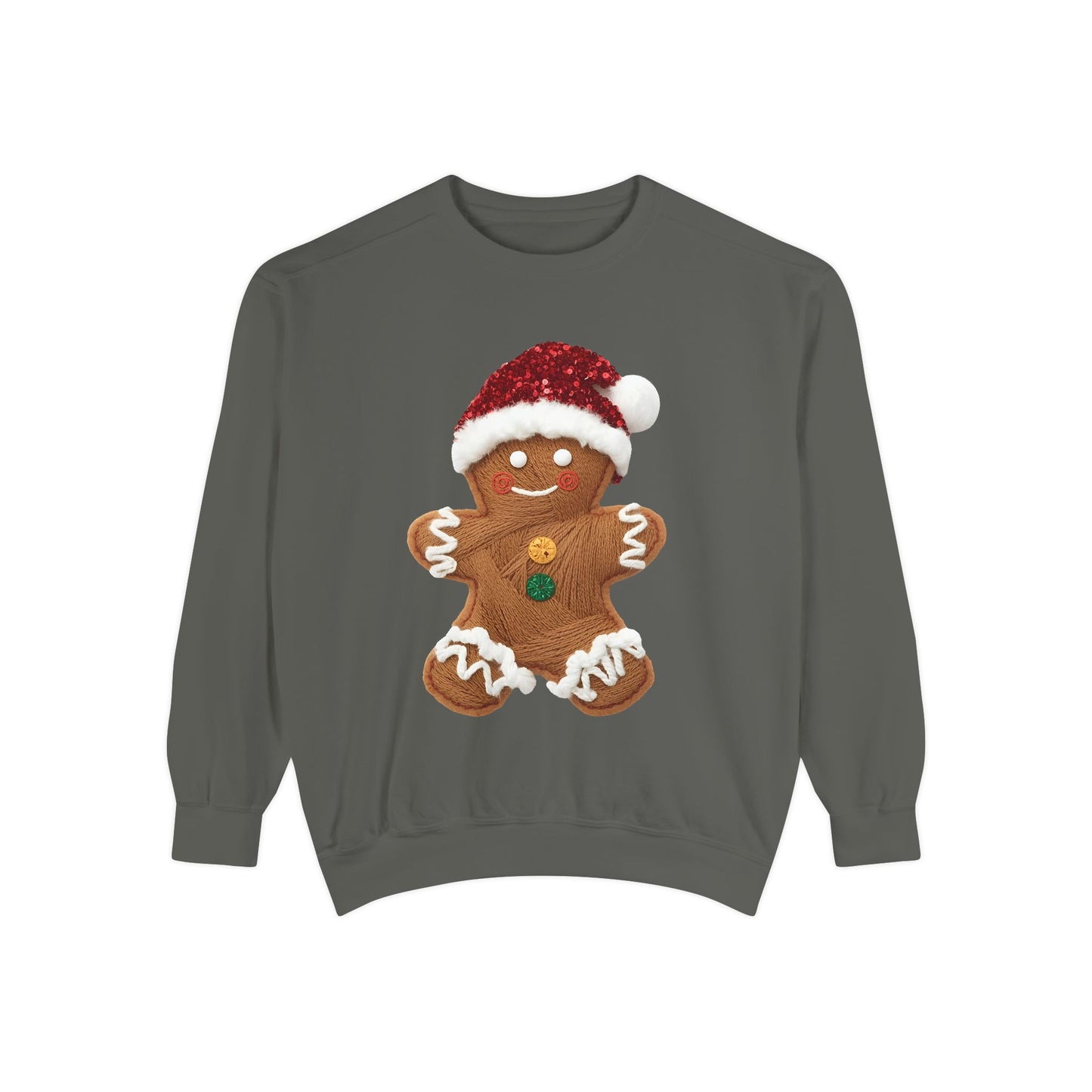 Gingerbread Christmas Sweatshirt Comfort Colors