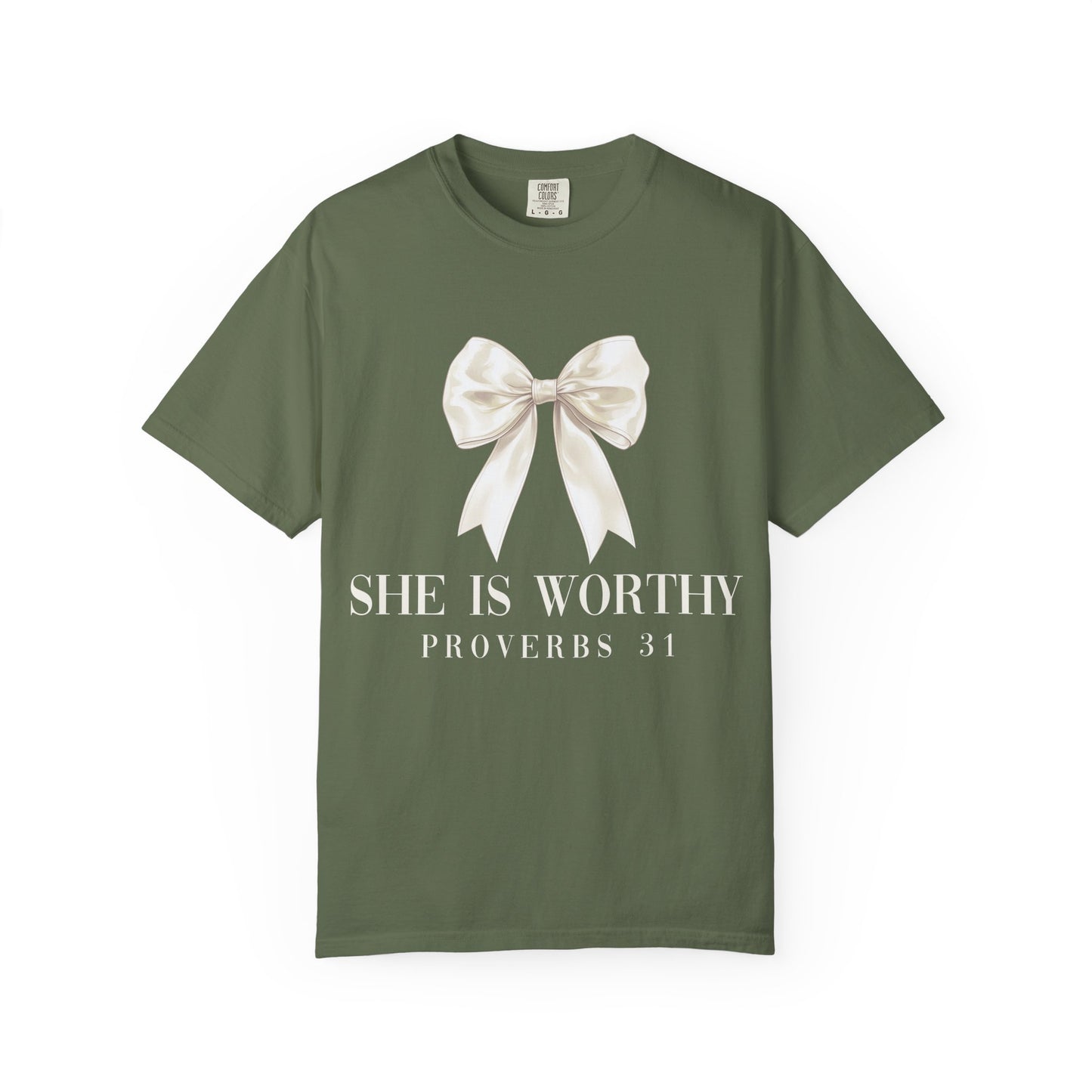 She is Worthy Comfort Colors