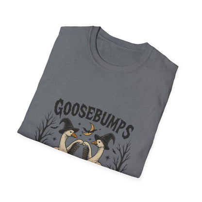Goosebumps Halloween Unisex Softstyle T-Shirt - Spooky Shirt, Halloween Costume, Gift for Her, Halloween Party, Fall Fashion