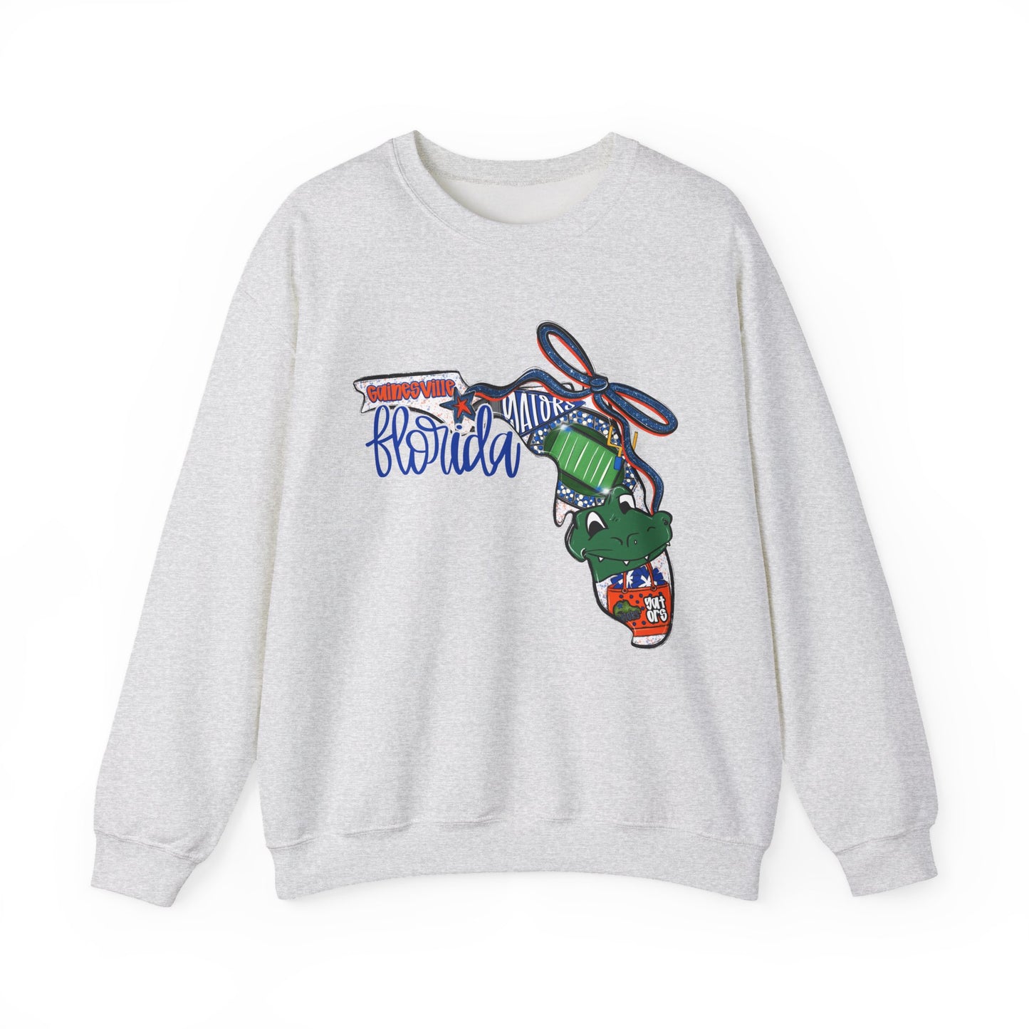 Florida Vibes Crewneck Sweatshirt | Unisex Graphic Top, Casual Wear, Gift for Him/Her, Vacation Essentials, Comfortable Style