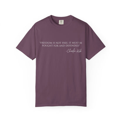 Freedom Quote T-Shirt, Inspirational Tee, Unisex Graphic Shirt, Motivational Gift, Casual Wear, Quote Apparel