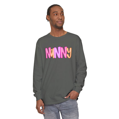 Nanny Neon Comfort Color Long Sleeves