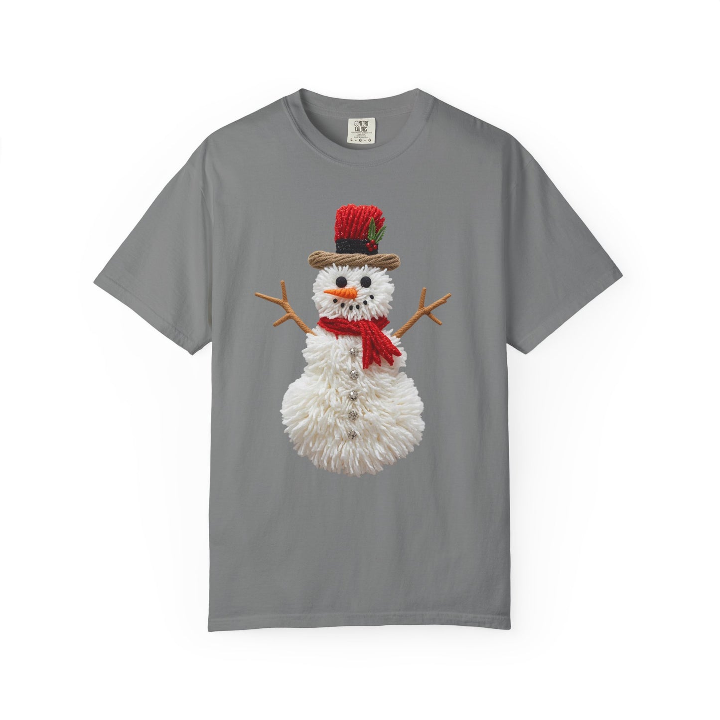 Snowman Holiday T-shirt Comfort Colors