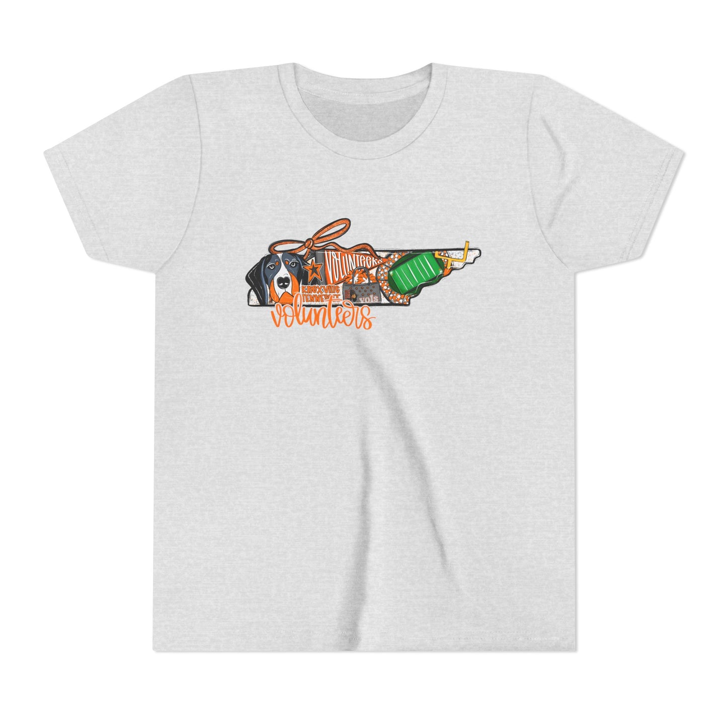 Youth Short Sleeve Tee with Fun Graphic Design, Perfect for Casual Wear, Birthdays, Halloween, Adventures, Every Day