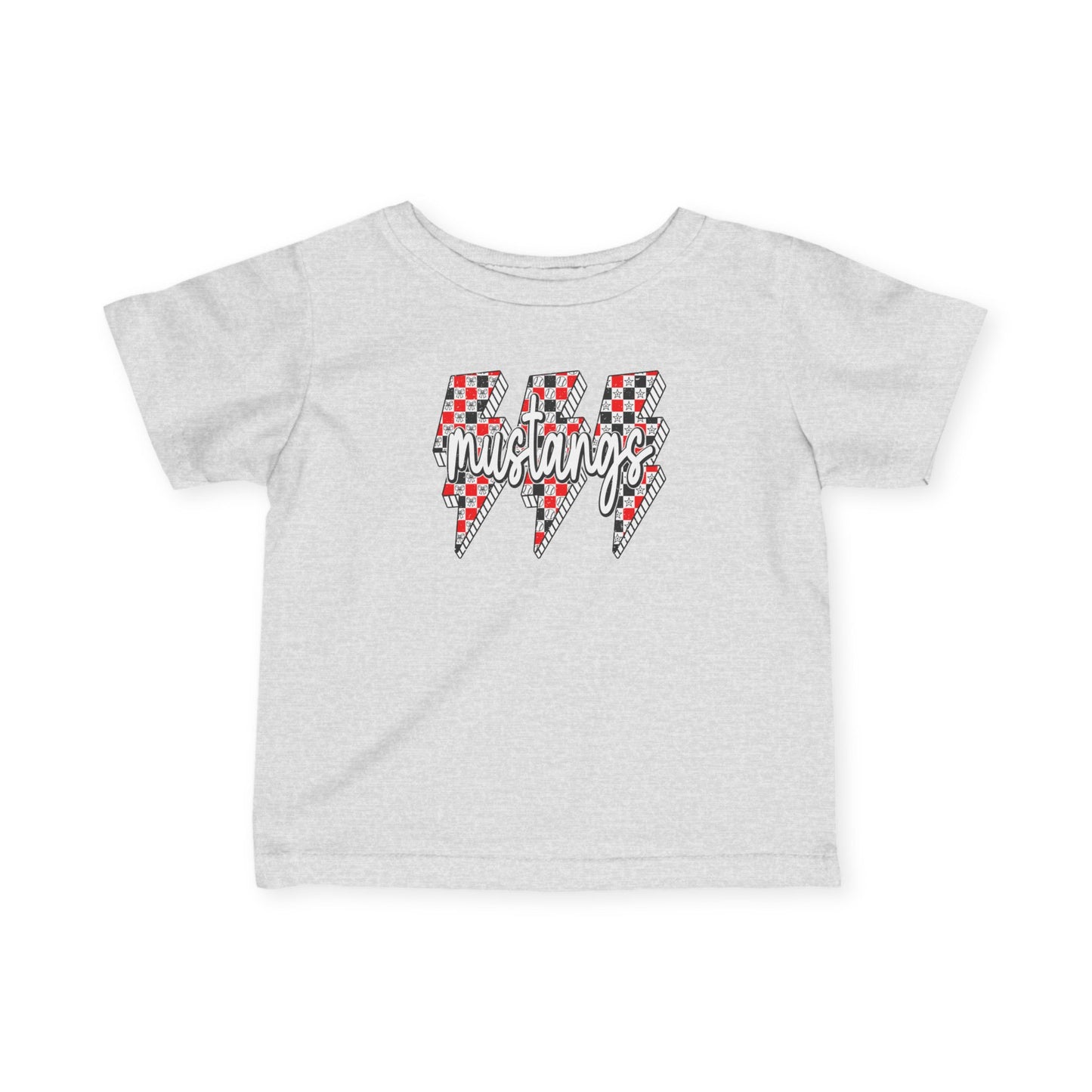 Mustang Lightning Infant Tee, Baby Shirt, Toddler Tee, Kids Apparel, Childrens Clothing, Birthday Gift