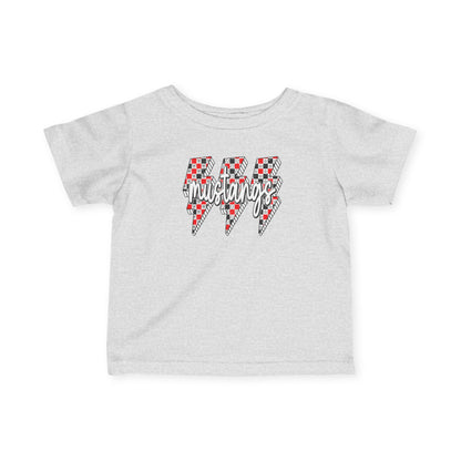 Mustang Lightning Infant Tee, Baby Shirt, Toddler Tee, Kids Apparel, Childrens Clothing, Birthday Gift