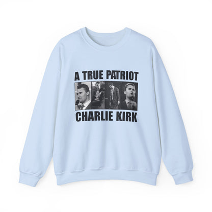 Unisex Heavy Blend™ Crewneck Sweatshirt - A True Patriot Charlie Kirk Sweatshirt, Cozy Gift for Patriots, Political Statement, [...]