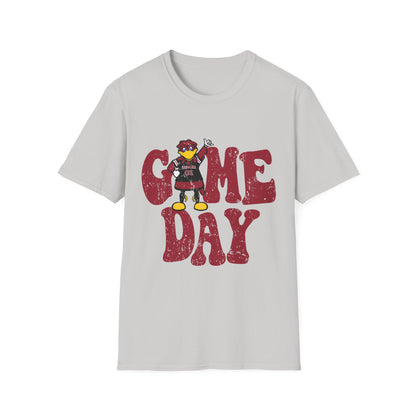 Game Day Unisex Softstyle T-Shirt, Fun Graphic Tee, Casual Wear, Sports Fan Apparel, Gift for Him/Her, Playful Shirt