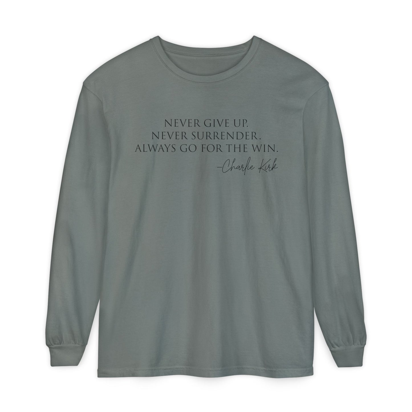 Inspirational Long Sleeve T-Shirt - Motivational Quote Tee, Casual Wear, Gift for Friends, Cozy Apparel, Encouragement Shirt