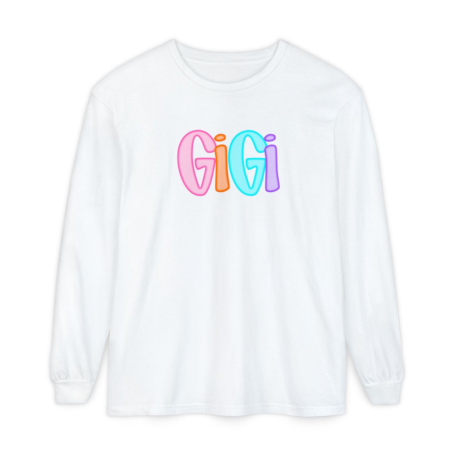 Gigi Neon Comfort Colors Long Sleeve