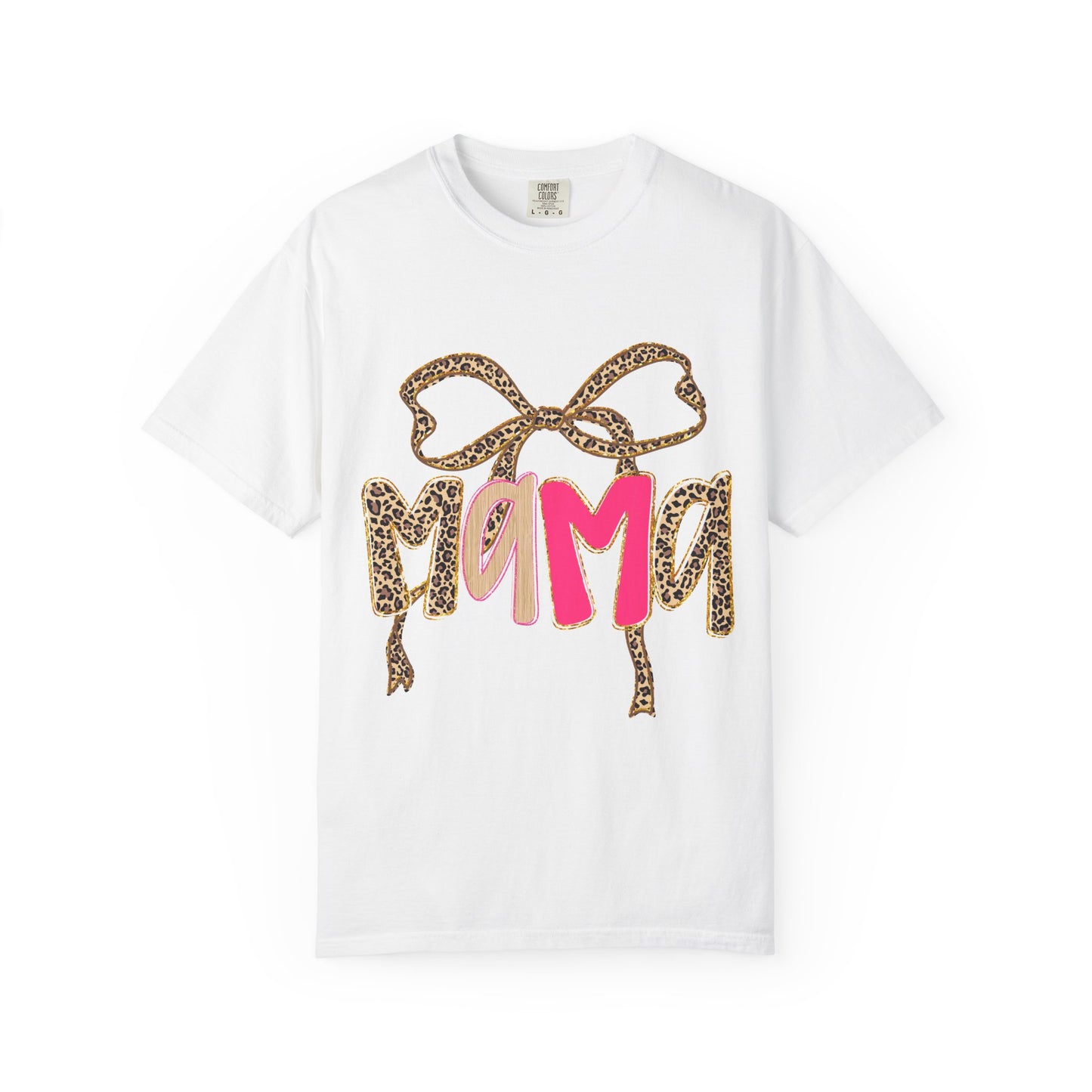 Neon Leopard Print Mama T-Shirt
