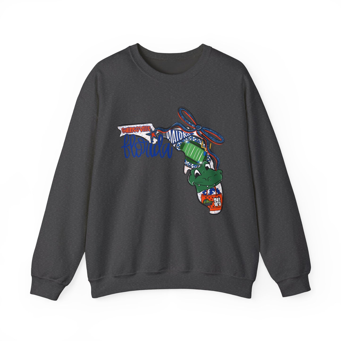 Florida Vibes Crewneck Sweatshirt | Unisex Graphic Top, Casual Wear, Gift for Him/Her, Vacation Essentials, Comfortable Style