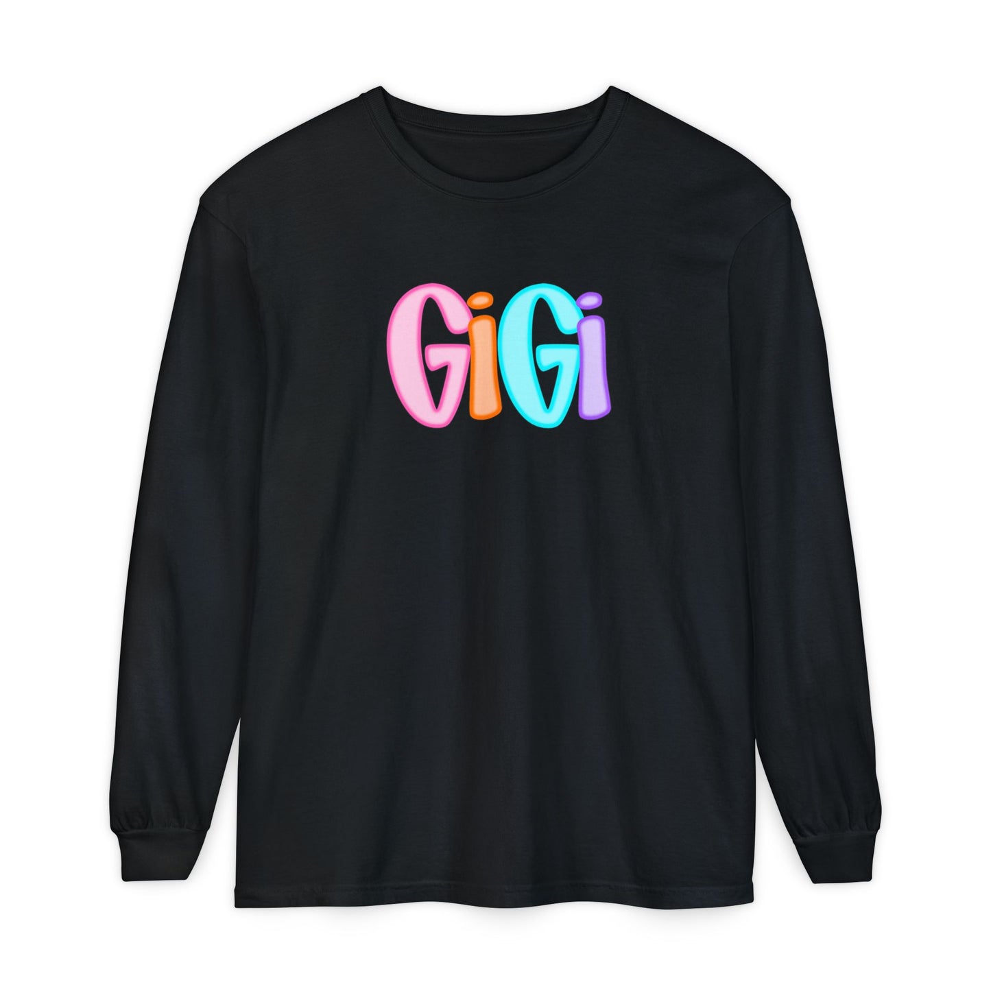 Gigi Neon Comfort Colors Long Sleeve
