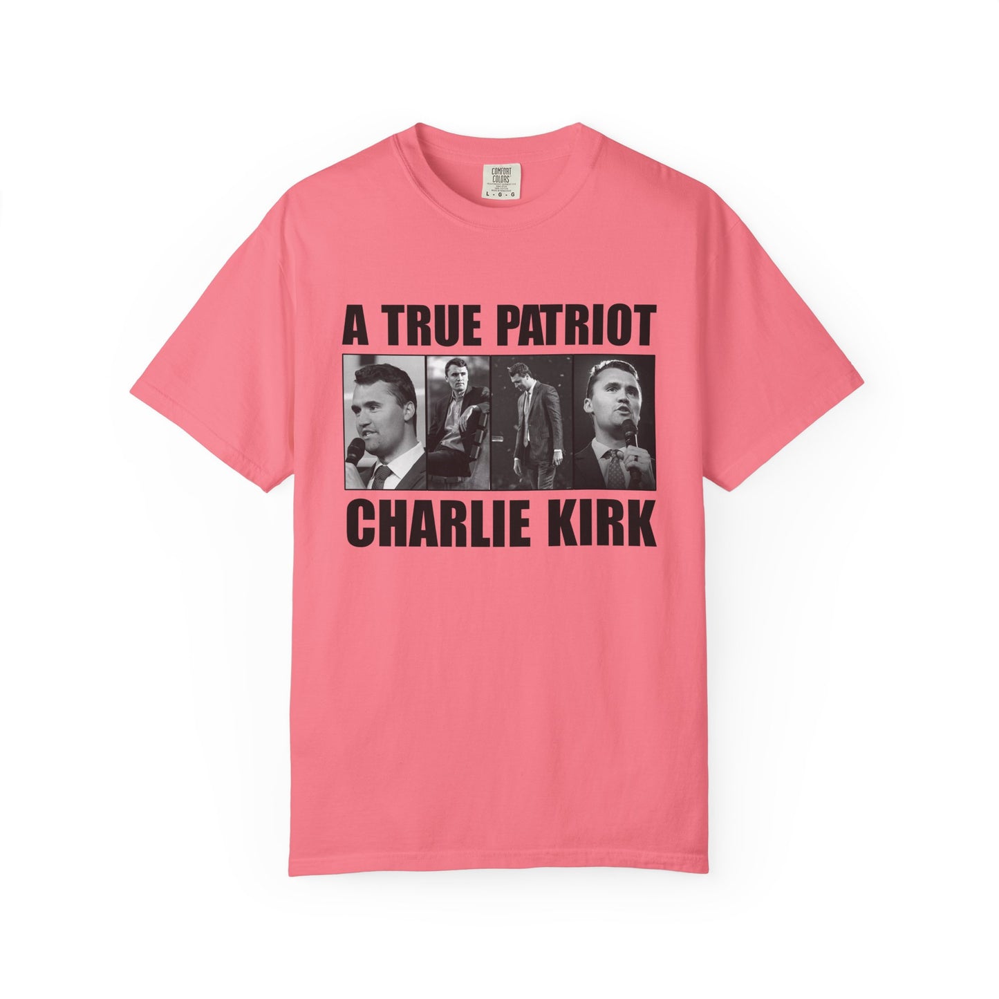 Patriotic Graphic Tee - A True Patriot, Charlie Kirk Shirt, Unisex Casual Wear, Gift for Conservatives, Election Day Apparel, Freedom [...]