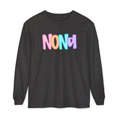 Nona Neon Comfort Color Long Sleeve