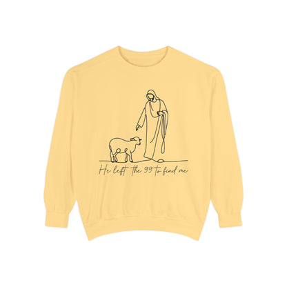 He Left the 99 to Find Me Crewneck