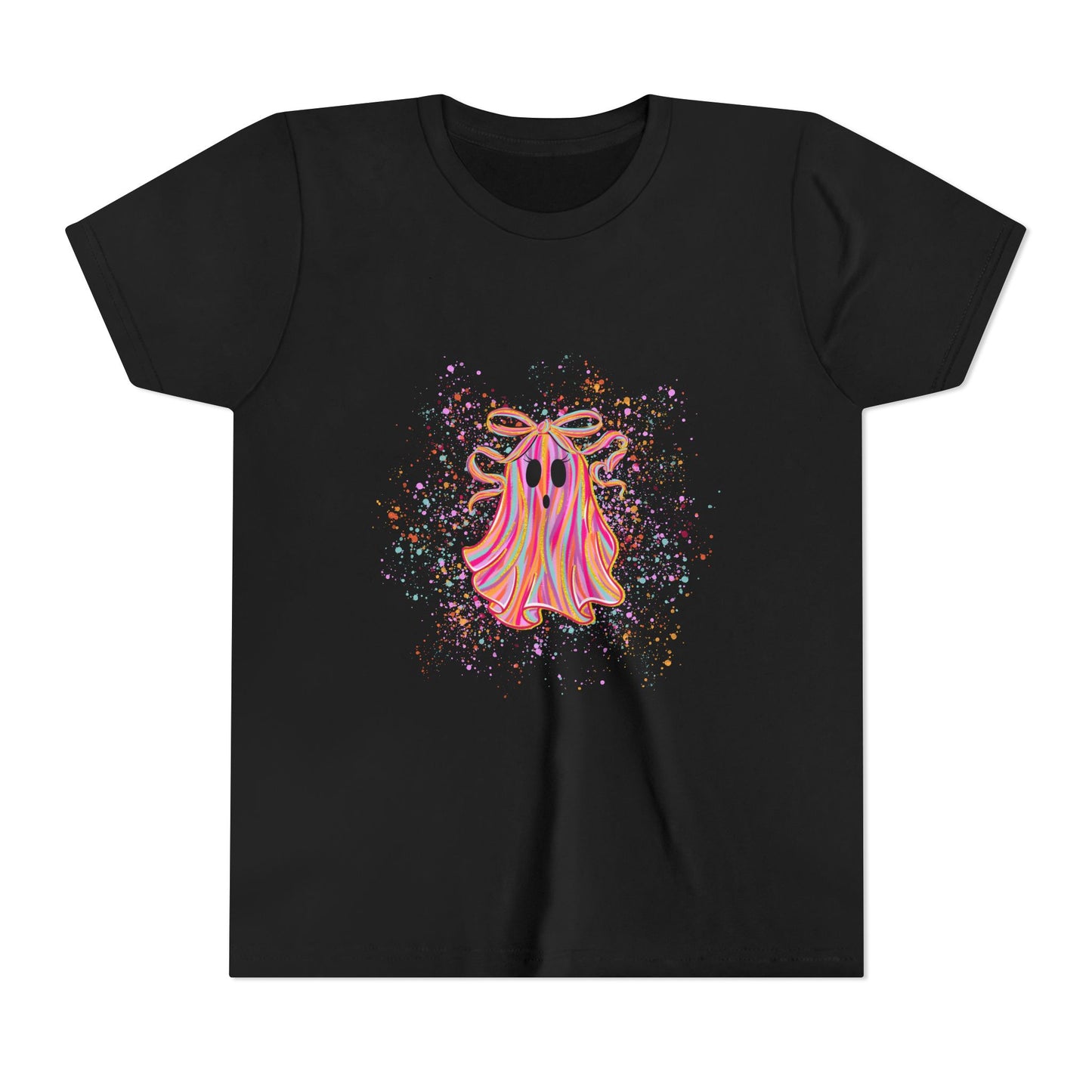 Splatter Neon Ghost Youth Short Sleeve Tee
