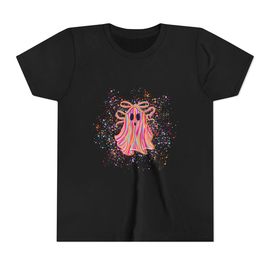 Splatter Neon Ghost Youth Short Sleeve Tee