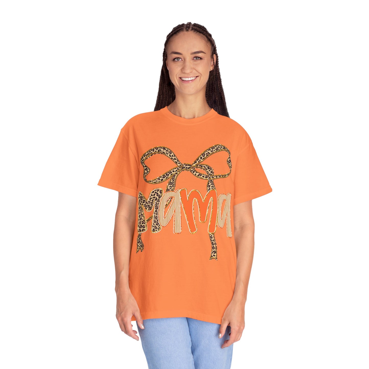 Mama Leopard Print Tee