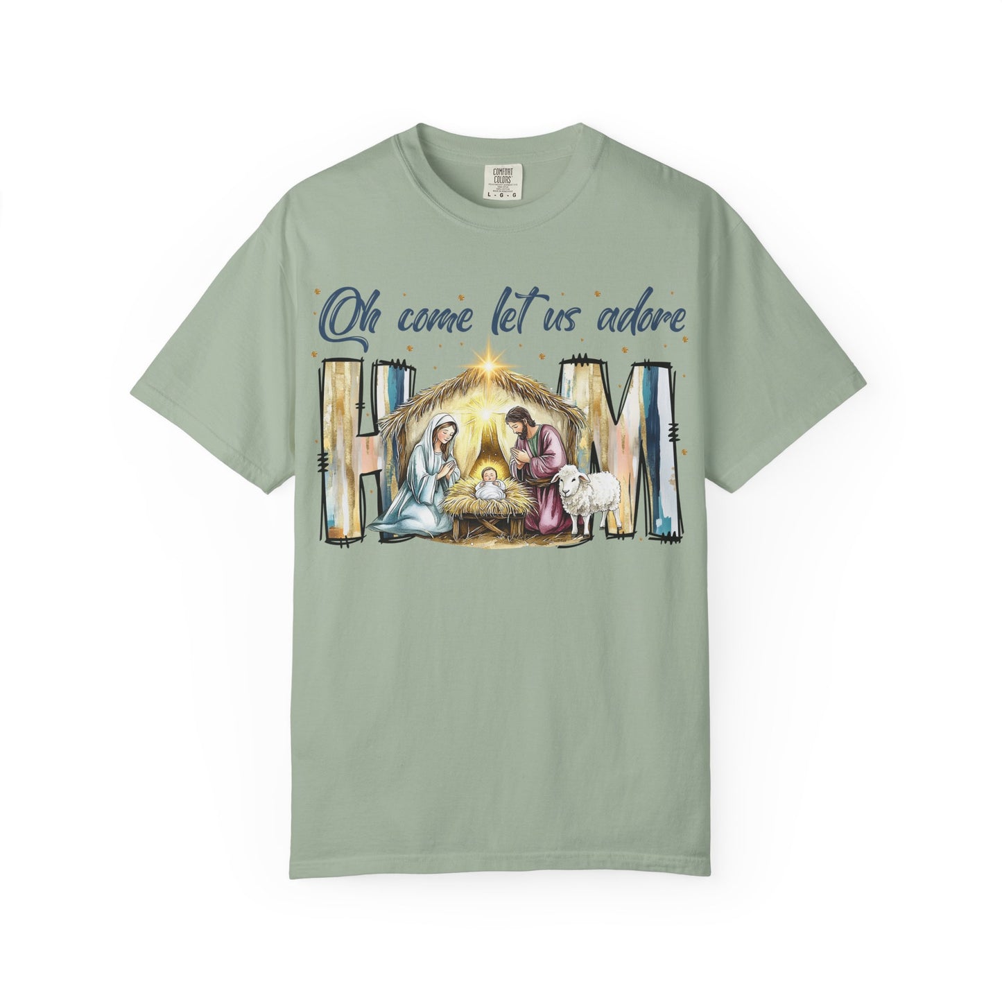 Holiday Nativity T-Shirt Comfort Colors