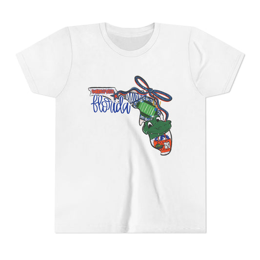 Florida Youth Tee - Fun, Colorful Design for Kids, Perfect for Summer Camps, Birthdays, Beach Days, Gift Ideas