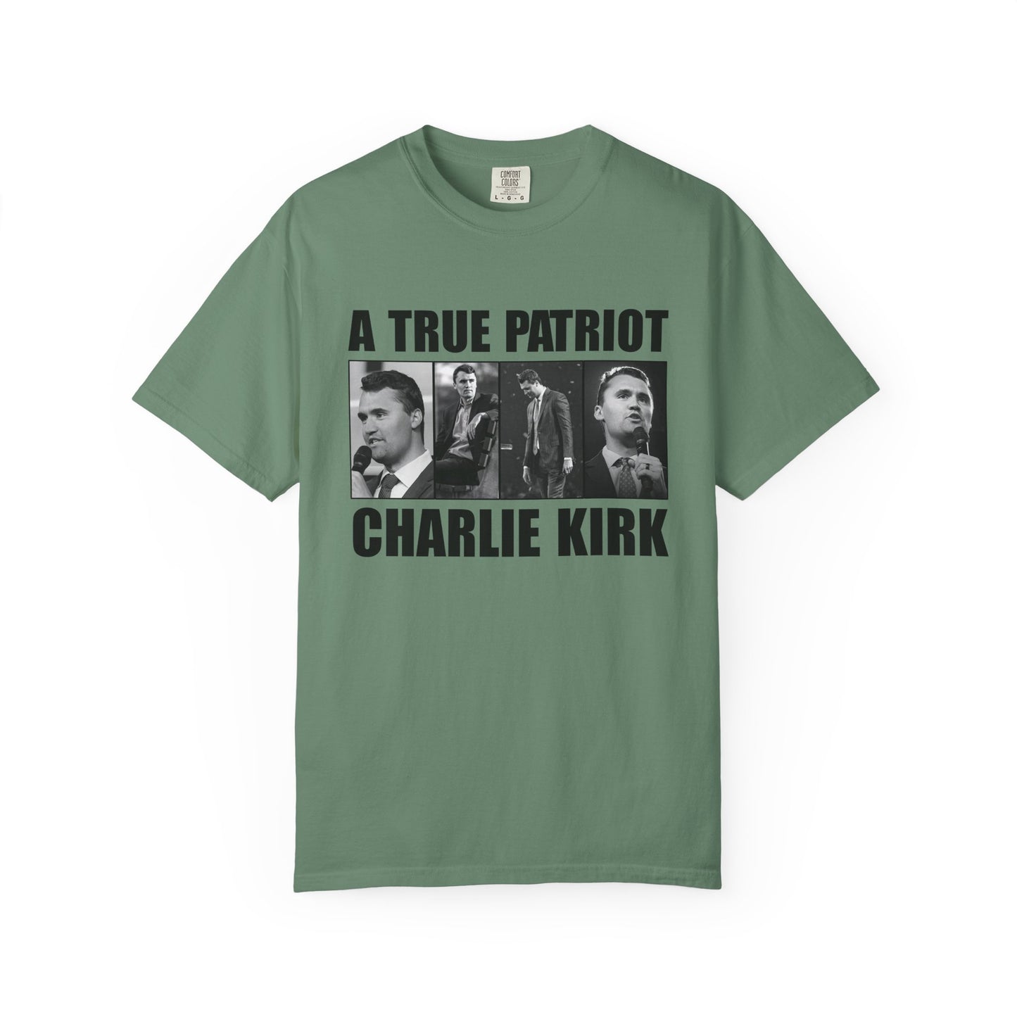 Patriotic Graphic Tee - A True Patriot, Charlie Kirk Shirt, Unisex Casual Wear, Gift for Conservatives, Election Day Apparel, Freedom [...]