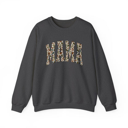 Mama Camouflage Crewneck Sweatshirt | Perfect Gift for Moms, Casual Wear, Comfortable Layering, Mother’s Day, Birthday
