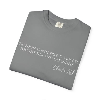 Freedom Quote T-Shirt, Inspirational Tee, Unisex Graphic Shirt, Motivational Gift, Casual Wear, Quote Apparel