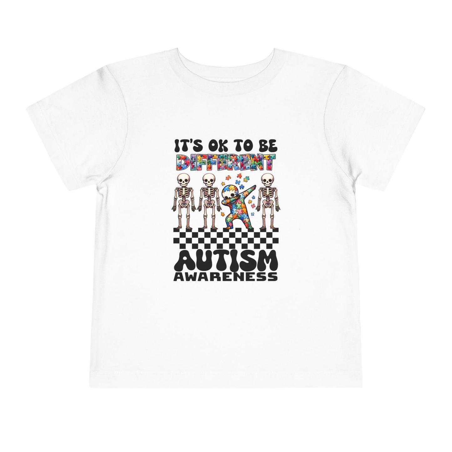 Toddler Autism Awareness Tee, Short Sleeve Kids Shirt, Differently Abled Tee, Colorful Toddler T-Shirt, Support Autism Month, Fun Kids [...]