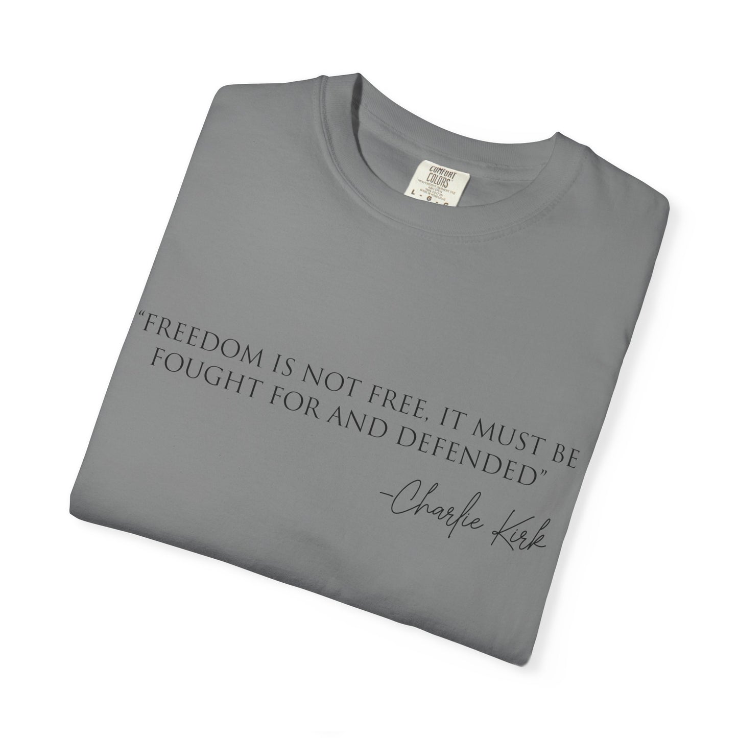 Freedom Quote Unisex T-Shirt, Motivational Tee, Gift for Activists, Casual Wear, Birthday Present, Statement Apparel