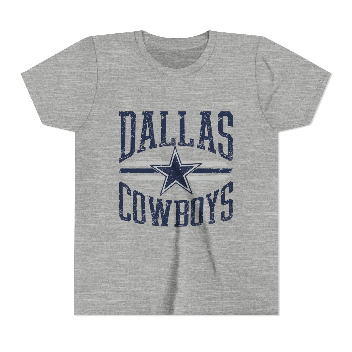 Dallas Cowboys Youth Tee - Perfect for Game Day, Sports Events, Birthdays, Gift for Young Fans, Comfortable Everyday Wear
