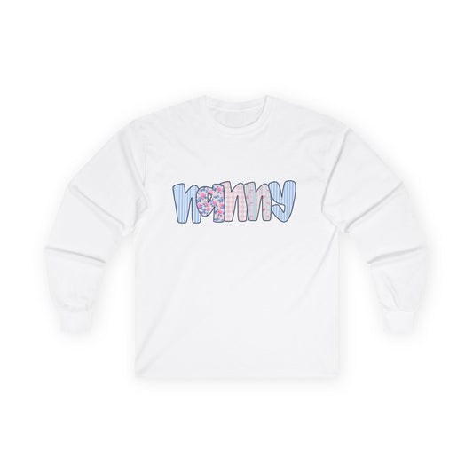 Nanny Pink & Blue Floral Long Sleeve