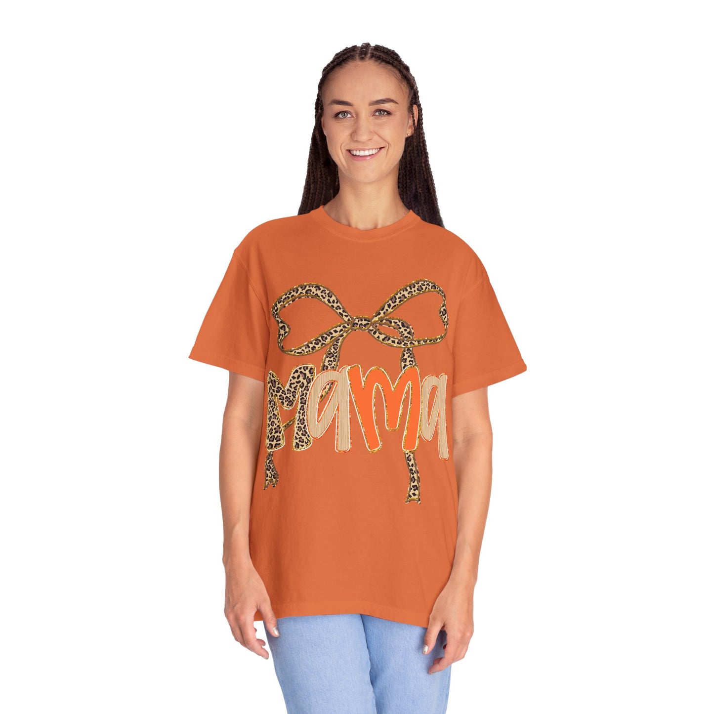 Mama Leopard Print Tee