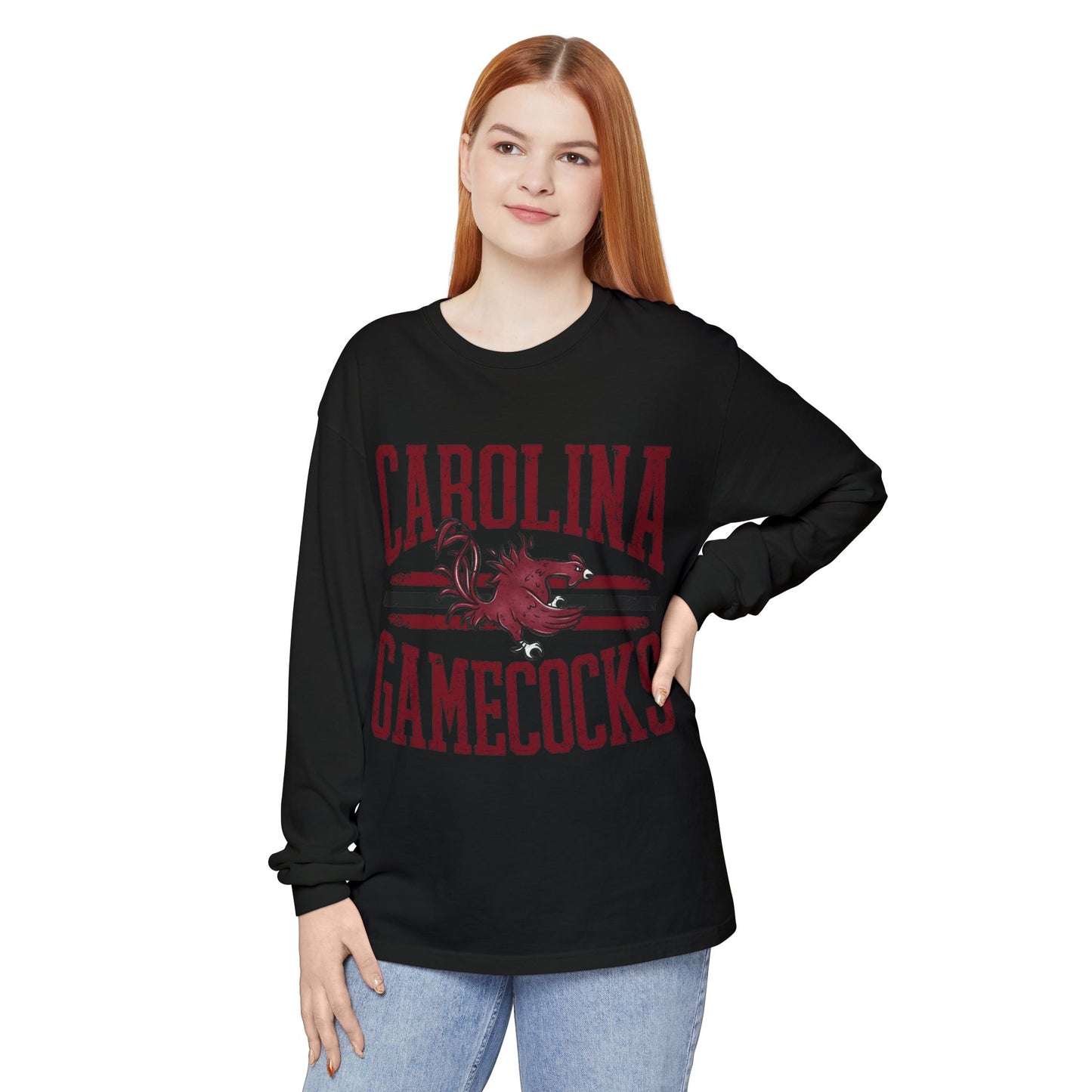 Carolina Gamecocks Long Sleeve Tee, Game Day T-Shirt, Unisex Sports Shirt, College Apparel, Casual Wear