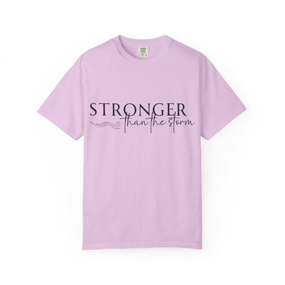 Empowering Garment-Dyed Unisex T-Shirt | Perfect for Every Day, Motivational Gift, Casual Wear, Strength in Adversity