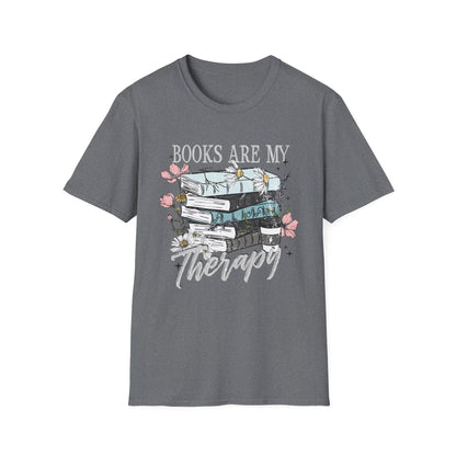 Books Are My Therapy T-Shirt, Cozy Book Lover Tee, Gift for Readers, Relaxed Fit Unisex Shirt, Literary Apparel, Perfect for Book [...]