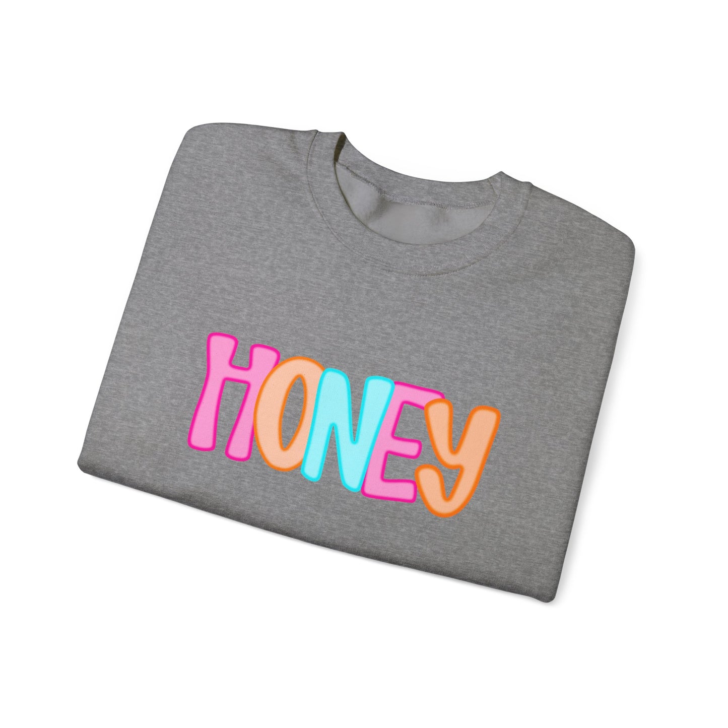 Honey Neon Gildan Crewneck