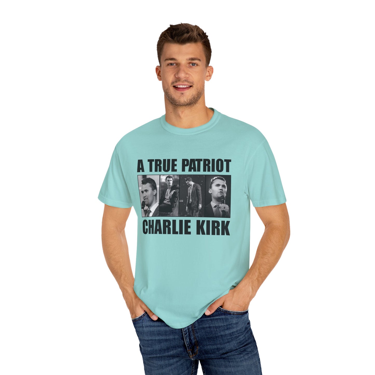 Patriotic Graphic Tee - A True Patriot, Charlie Kirk Shirt, Unisex Casual Wear, Gift for Conservatives, Election Day Apparel, Freedom [...]