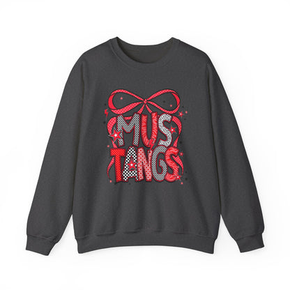 Mustang Love Crewneck Sweatshirt - Cozy Unisex Pullover for Horse Lovers, Gift for Equestrian, Casual Outfit, Horse Show