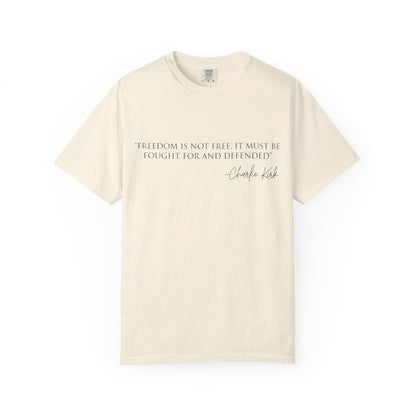 Freedom Quote Unisex T-Shirt, Motivational Tee, Gift for Activists, Casual Wear, Birthday Present, Statement Apparel