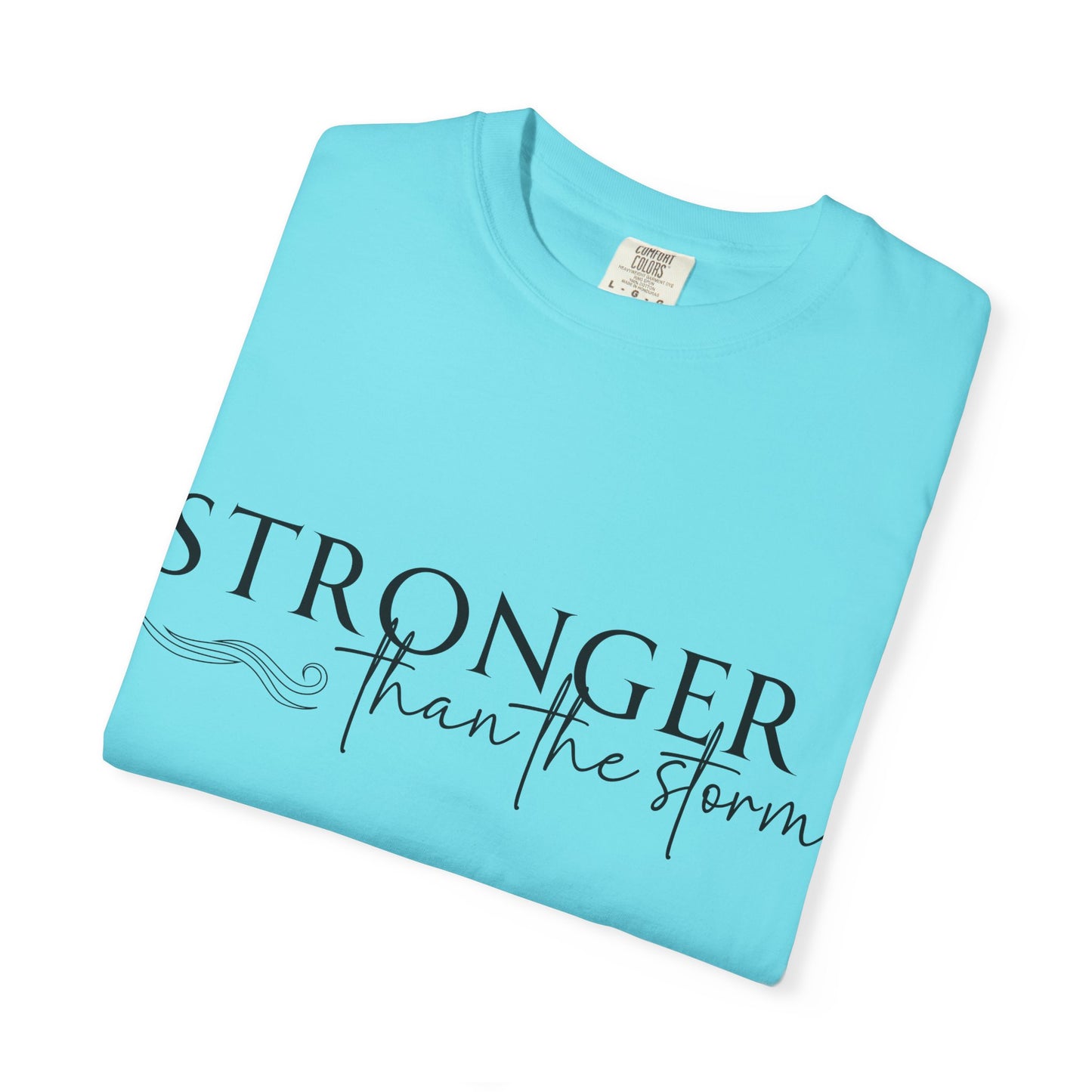 Empowering Garment-Dyed Unisex T-Shirt | Perfect for Every Day, Motivational Gift, Casual Wear, Strength in Adversity