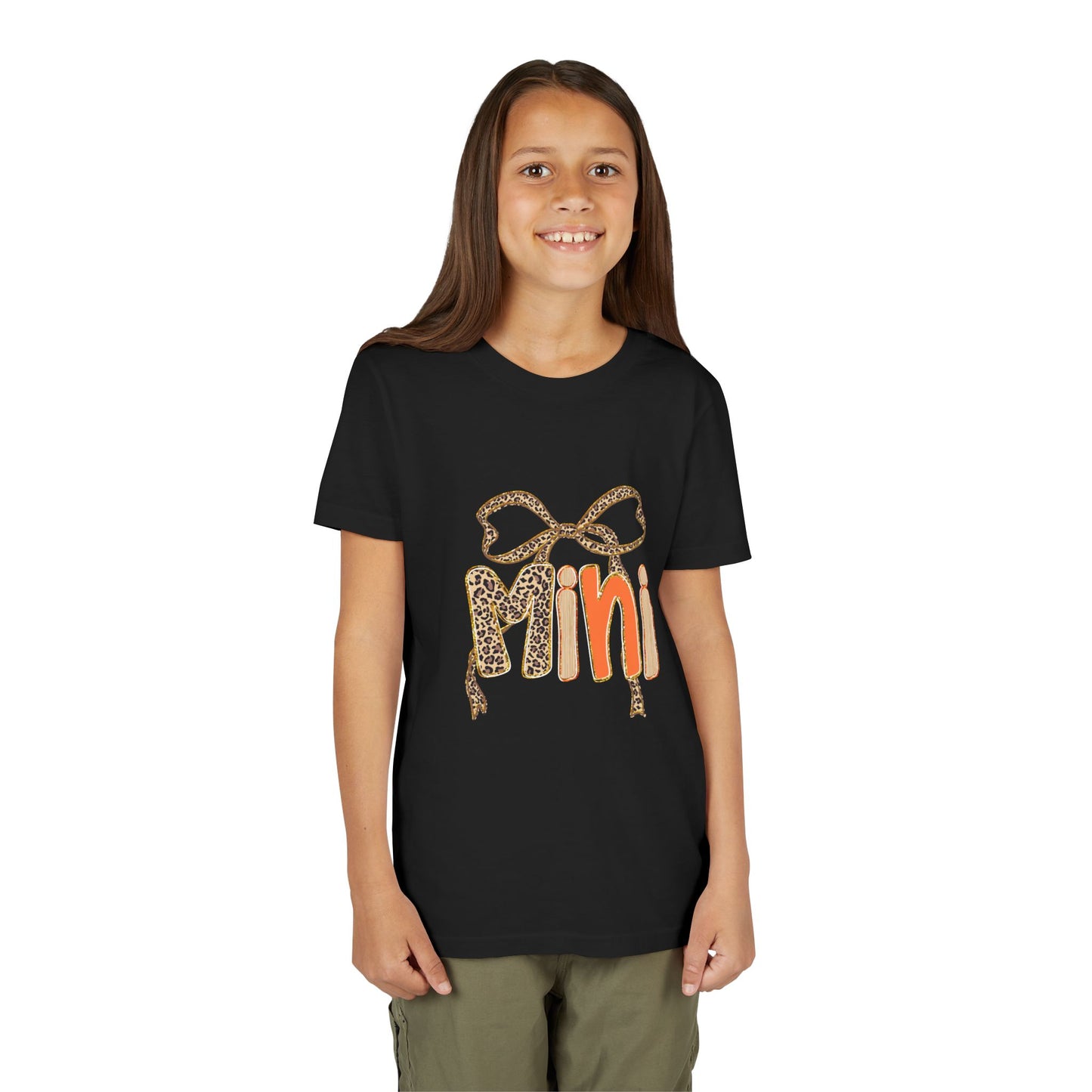 Mini Bow Youth Tee, Cute Kid's T-Shirt, Trendy Youth Apparel, Perfect for Birthdays, Fun Playtime Top, Gifts for Mini Fashionistas