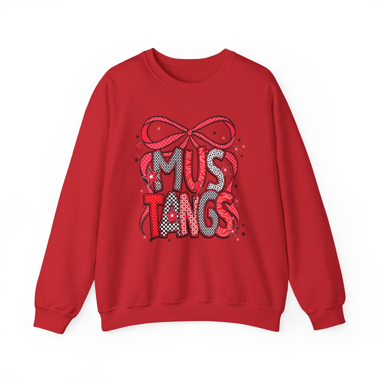 Mustang Love Crewneck Sweatshirt - Cozy Unisex Pullover for Horse Lovers, Gift for Equestrian, Casual Outfit, Horse Show