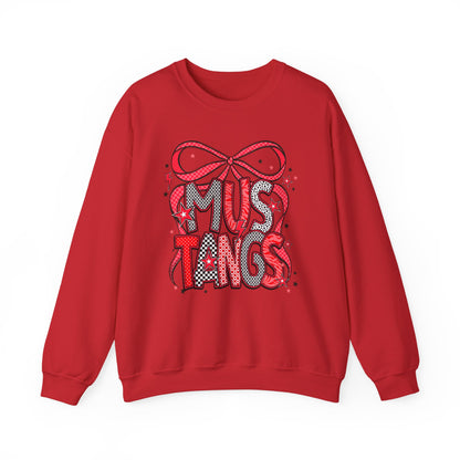 Mustang Love Crewneck Sweatshirt - Cozy Unisex Pullover for Horse Lovers, Gift for Equestrian, Casual Outfit, Horse Show