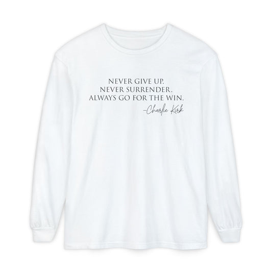 Inspirational Long Sleeve T-Shirt - Motivational Quote Tee, Casual Wear, Gift for Friends, Cozy Apparel, Encouragement Shirt